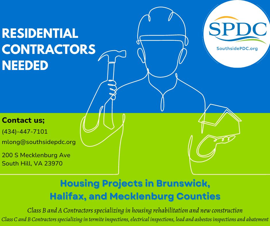 Residential Contractors needed